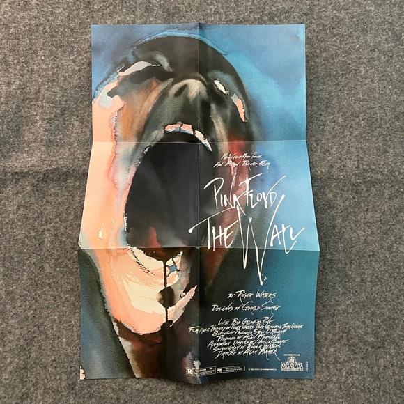 PINK FLOYD The Wall Movie 25th Anniversary LTD ED POSTER & Pulse DVD LOT - Picture 7 of 8